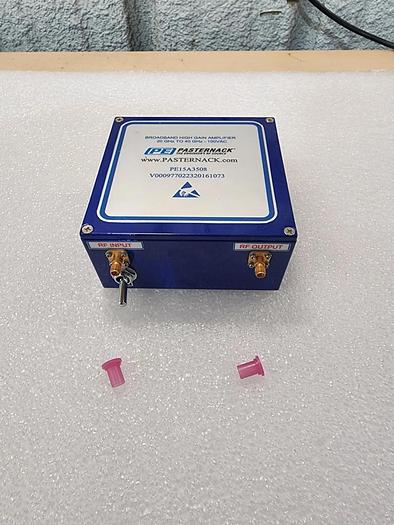 Used Pasternack PE15A3508 Broadband High Gain Amplifier 20-40GHz 100VAC 30dB Gain NEW