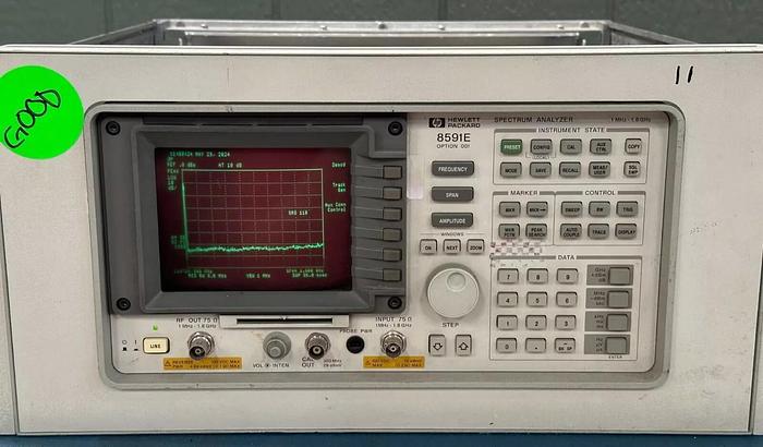 Used HP Agilent 8591E Spectrum Analyzer TRACKING GEN