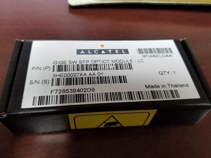 Alcatel 3HE00027AA  GIGE SW SFP OPTICS MODULE-LC NEW!!