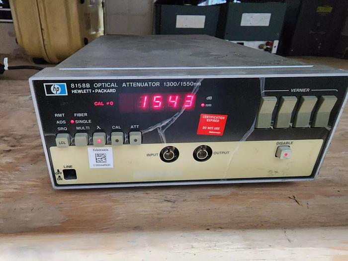 Used HP/Agilent 8158B Optical Attenuator Unit #2