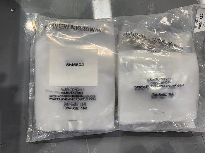 Fairview Microwave SM5802 RP SMAF-RP TNCF Adapter Lot of 50 NEW!