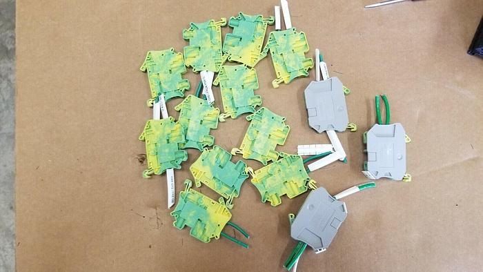 Used Phoenix Contact Type UT 4-TWIN-PE Terminal Blocks Lot of 14