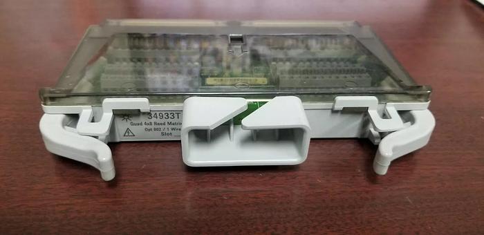 Used Agilent 34933T Quad 4x8 Reed Matrix Option 002/1 Wire No Shroud