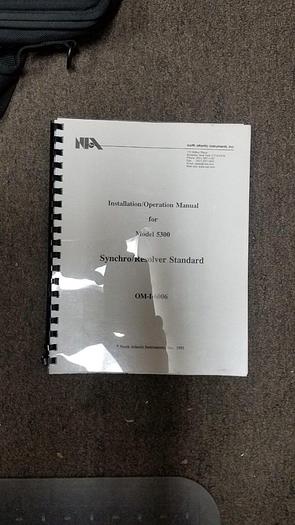 Used North Atlantic Instruments Model 5300 Installation/Operation Manual