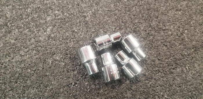 Used PROTO 3/8" Drive 5/16 Sockets 6pt Lot of 5 Set #6