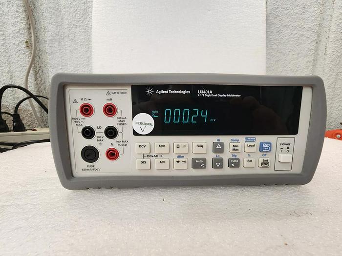 Used HP/Agilent U3401A 4.5 Digit Dual Display Multimeter Tested Good Unit #4