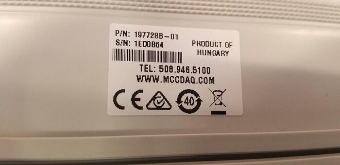 Used Measurement Computing 197728B-01  USB-1608HS-1AO DAQ Unit