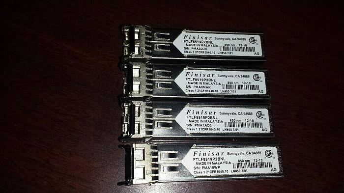 Used Finisar FTLF8519P2BNL Lot of 4