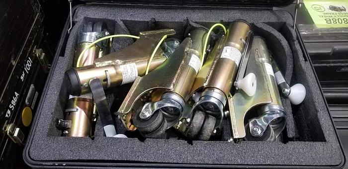 Used Fulton Magnum Series Adjustable Dolly Trucks Set of 6  SET#2