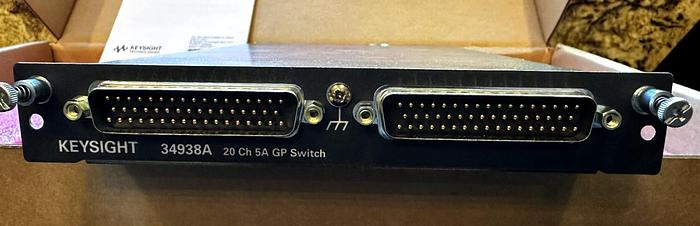 Keysight 34938A 20-Channel 5A Form A Switch for 34980A *Guaranteed*