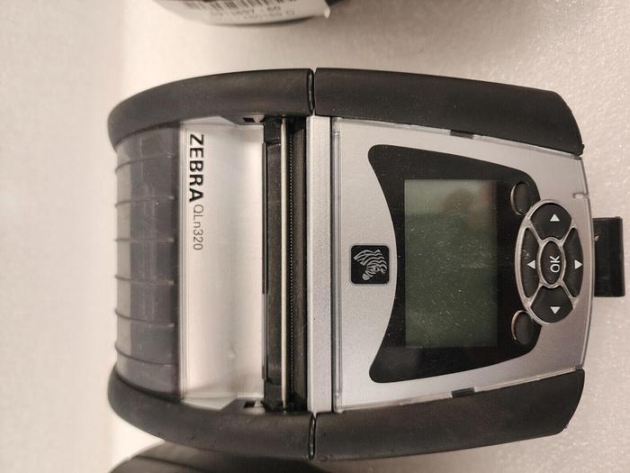 Used Zebra QLN320 Barcode Printer with Battery Unit #2