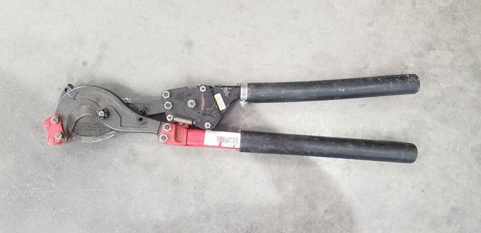 Used H.K. Porter Large Cable Ratchet Cutters Unit #5