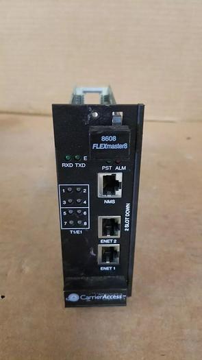 Used Carrier Access Corp 8608 FlexMaster8 Controller Card Good!