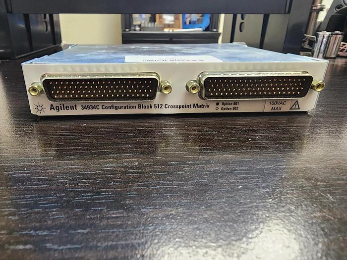 Used HP/Agilent 34934C Configuration Block 512 Crosspoint Matrix Unit #2