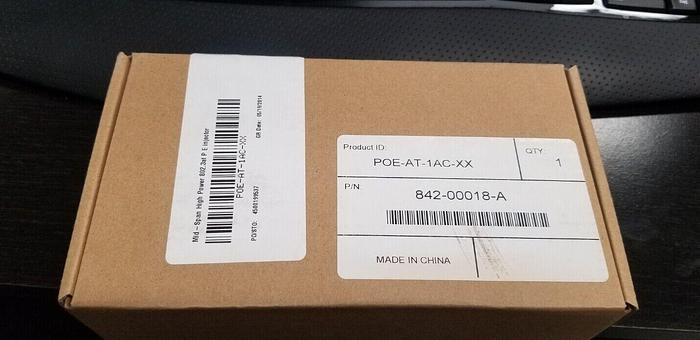 MERU Networks POE-AT-1AC-XX Mid-Span High Power 802.3at P E Injector NEW!!