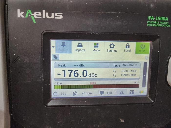 Used KAELUS IPA-1900A Portable PIM Tester Unit #6