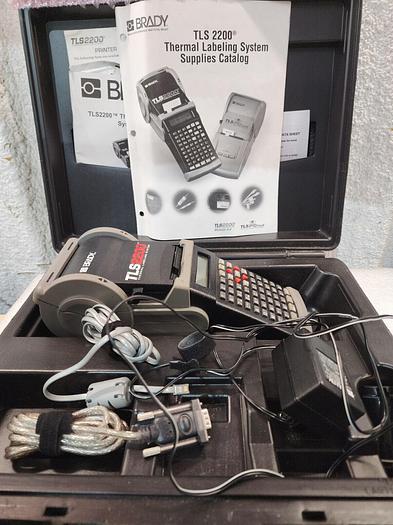 Used BRADY TLS2200 Thermal Label Printer Needs Battery