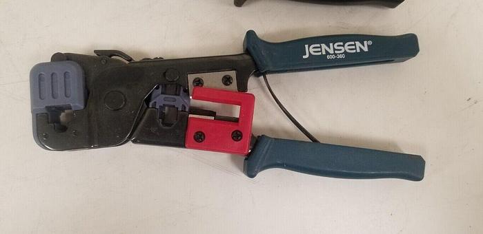 Used Jensen 600-360 RJ45 Crimp Tool Unit #2