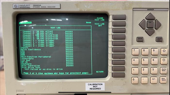 Used HP 35660A Dynamic Signal Analyzer w/ OPTION 001 *Guaranteed* #2