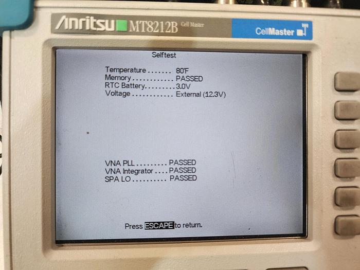 Used Anritsu MT8212B SiteMaster Many Options Unit #14