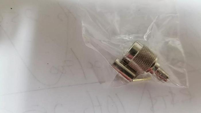 RFI  RFT-1203-1X  TNC Male Crimp Cable Connector NEW!