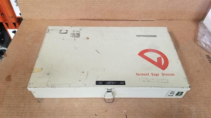 Used Vermont Gage .061/.250 PLUS Pin Gage Set