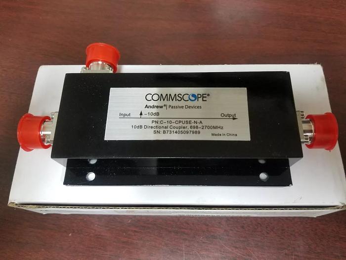 Commscope C-10-CPUSE-N-A 10dB Directional Coupler 698-2700MHz NEW!