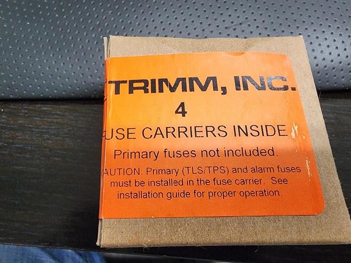 Trimm Inc Fuse Carriers Lot of 4 NEW!