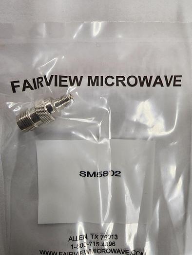 Fairview Microwave SM5802 RP SMAF-RP TNCF Adapter NEW!