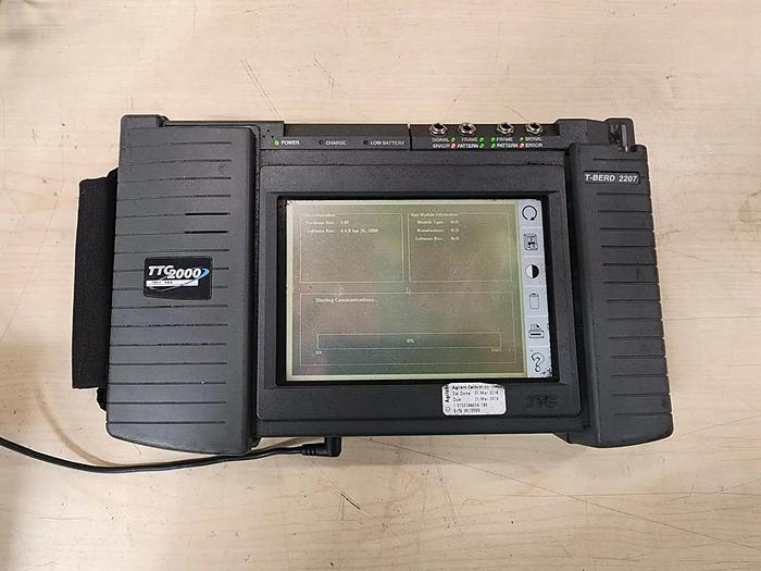 Used TTC Test Pad 2000 with T-BERD 2207 Module Unit C