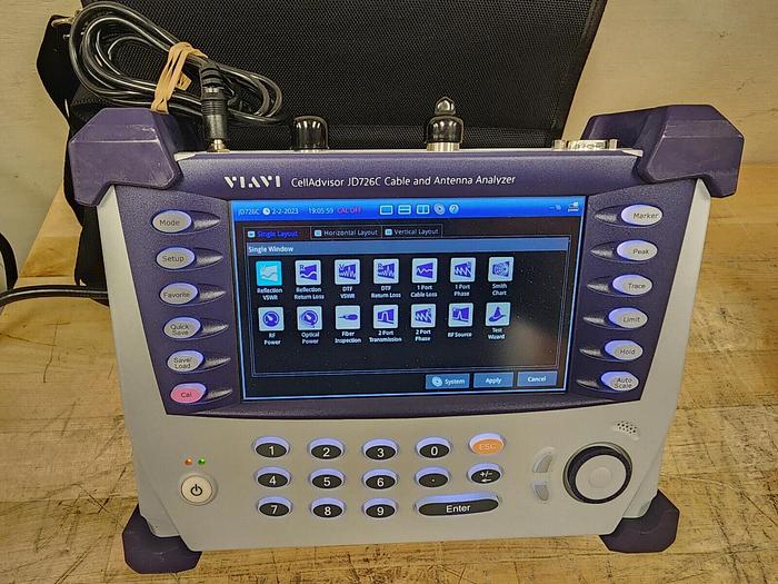 Used VIAVI JD726C Celladvisor Cable & Antenna Analyzer 5MHz-6GHz GOOD!! Unit #3