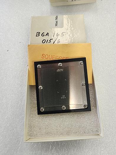 Used Mini Micro Stencil BGA165 015/6 Stencil