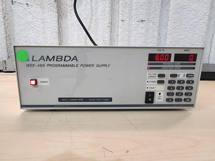 Used LAMBDA LLS9008-GPIB IEEE-488 Programmable Power Supply