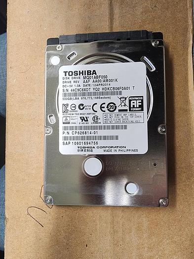Used Toshiba MQ01ABF050 500GB 2.5" SATA HDD