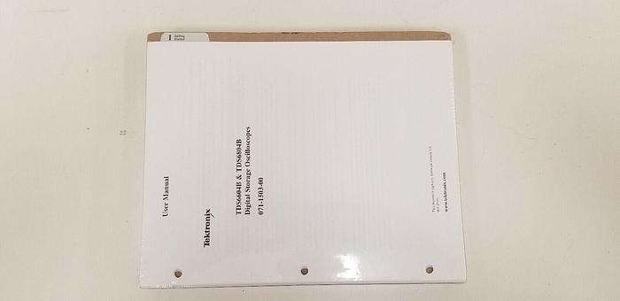 Used Tektronix TDS6604B, TDS6804B User's Manual