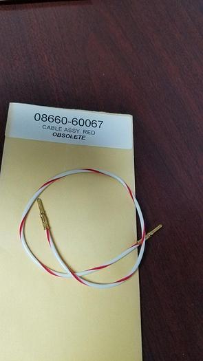 HP 08660-60067 Cable Assembly Red/White NEW!