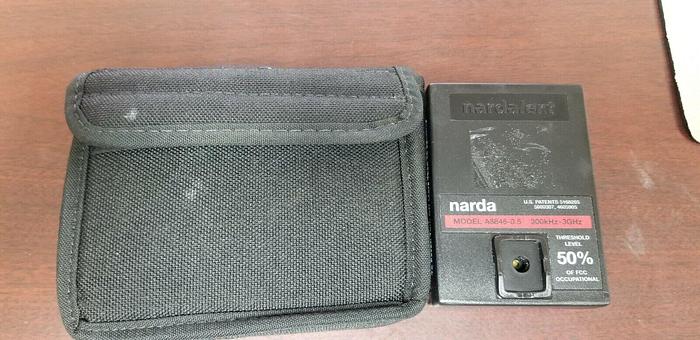 Used Narda NardAlert A8646-0.5 Radiation Detector 300kHz-3GHz Unit #1