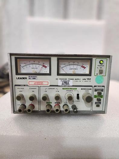 Used LEADER LPS152 DC Tracking Power Supply 0-6V/0-5A,0+/-25V/0-1A