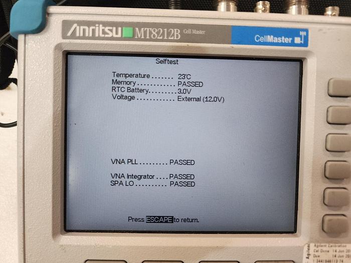 Used Anritsu MT8212B SiteMaster Many Options Unit #5