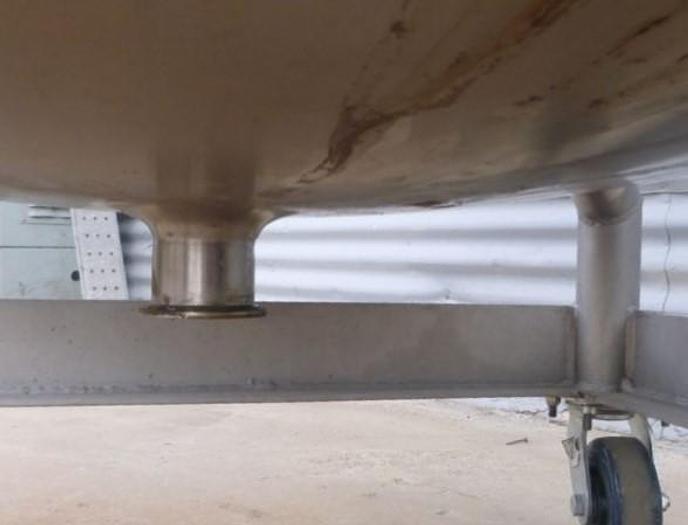 Used Reactor, 158.50 Gallon, 304L S/st, 36" X 36", 90 PSI, #L743755