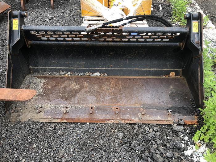 Used 66" Multipurpose Skidsteer Bucket