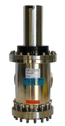 Used Nor-Cal Products CSVP-4002-CF 4&#034; Pneumatic Copper Seal Angle Valve, 6&#034;OD (8195)W