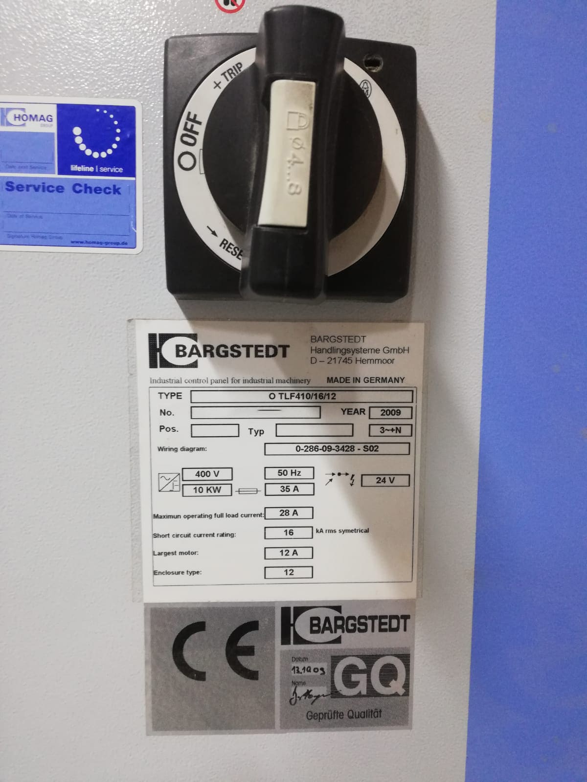 Used BARGSTEDT TLF 410 16 12  - 2009