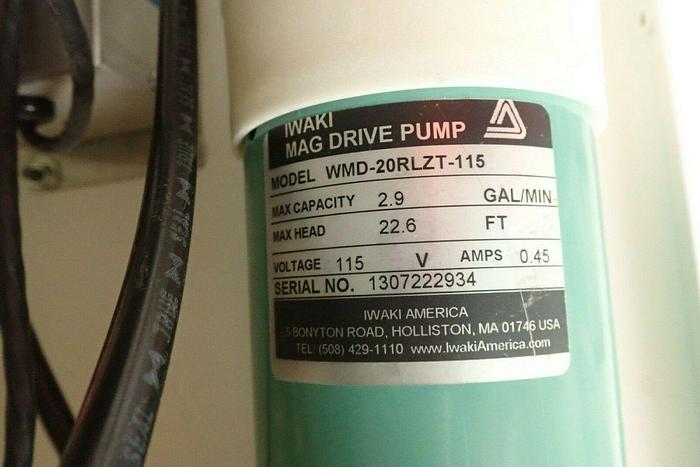 Used Dracor High Purity Water Systems with Iwaki WMD-20RLZT-115 Magnetic Drive Pump