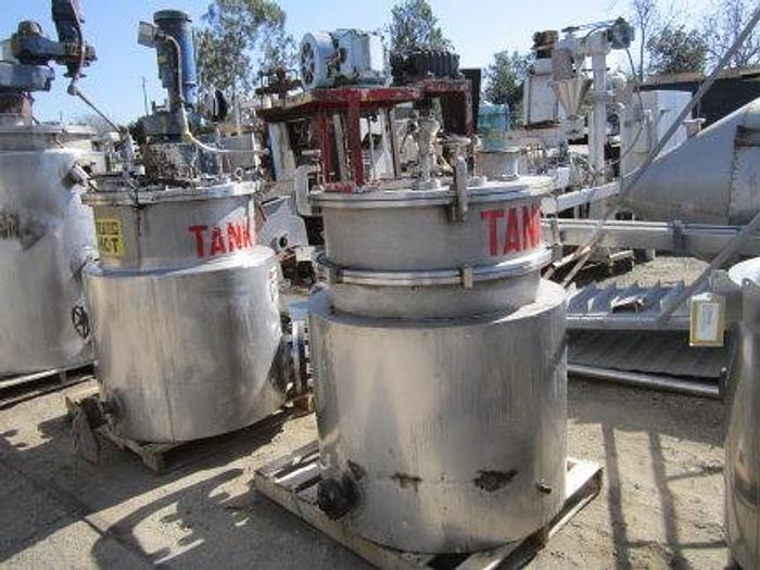 Used Reactor, 150 Gallon, 304 S/st, Jkt, Agit, CE Howard, #S737601