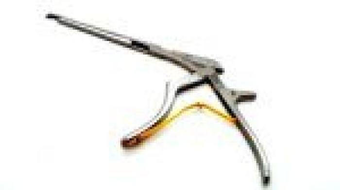 Used Punch Bone Kerrison Down Cutting 130 Degree 5mm Bite 180mm (7in) AESCULAP FK934R