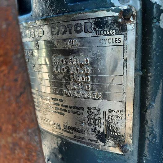 Used Mill, Impact, Entoleter, C/st, 7.5 HP, Mdl FTM, 16" Dia #S744505