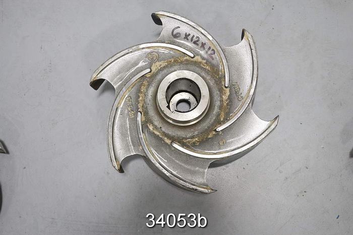 Used Goulds 3175 Pump 6x12x12 Impeller #34053