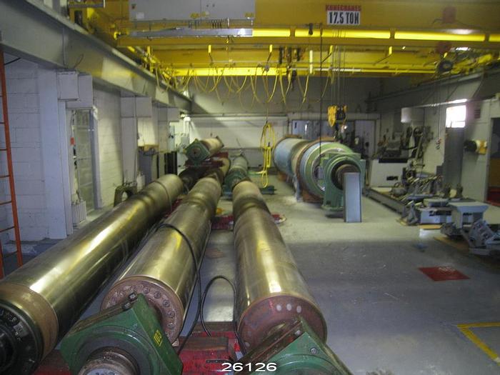 Used Farrell-Birmingham 542II Roll Grinder, 230" Width Capability, 48" Diameter #26126