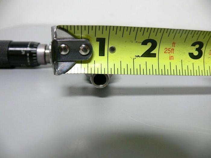 Used Lot of 2 - Parker Hannifin 4M-NLL-V-SS-V 316 SS Metering Valve with 1/4" NPT(M)